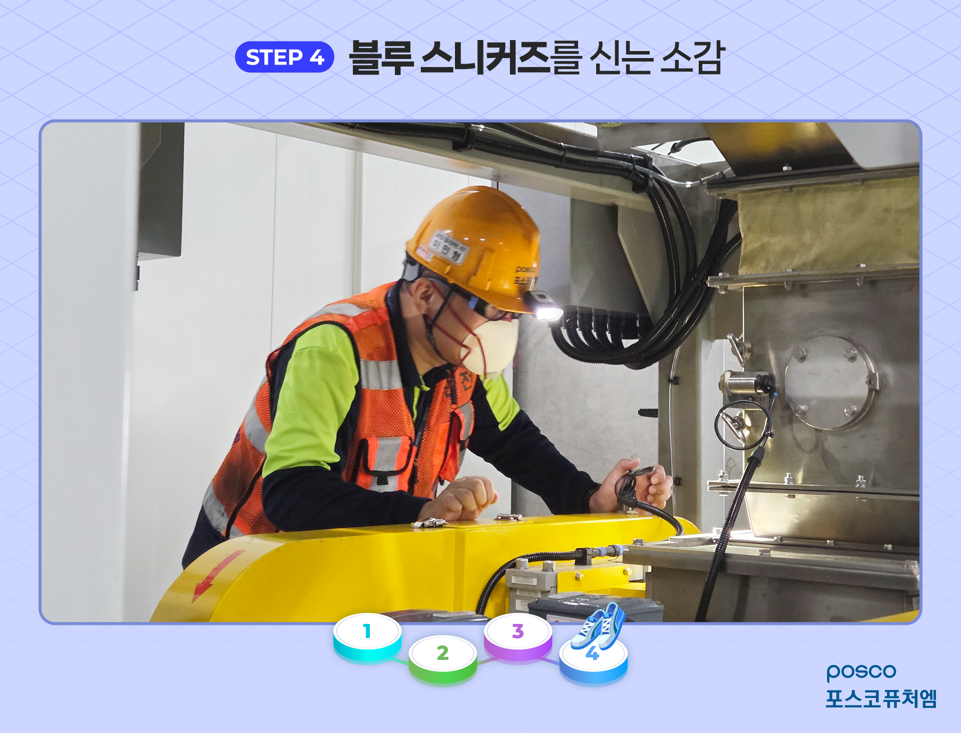 STEP 4) 블루 스니커즈를 신는 소감